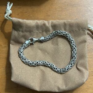 Sterling Silver Byzantine Bracelet 7 1/4” from QVC